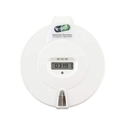 e-Pill MedTime Pro - Advanced Locked Automatic Pill Dispenser - White Lid