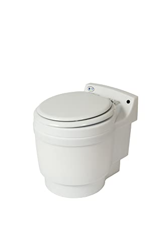 Dry Flush Toilet - Waterless, Portable, Self Contained. Great for Tiny Homes, Vans, Boats, Camping, RVs and Off Grid