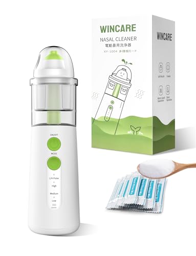 Minidiva Nasal Care for Sinus Relief Nose Cleaner, Sinus Rinse Kit with10 Salt Packs, Portable Nasal Irrigation System for Children and Adults, Powered Sinus Cleaner Machine Alternatives to Neti Pot