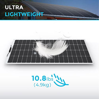 Renogy Solar Panel 200W 12V Lightweight Monocrystalline Ultra-Flexible