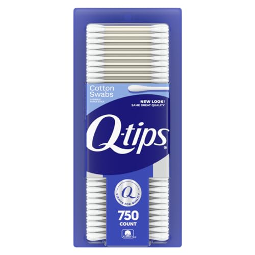 Q-tips Cotton Swabs For Hygiene and Beauty Care Original Cotton Swab Made With 100% Cotton 750 Count