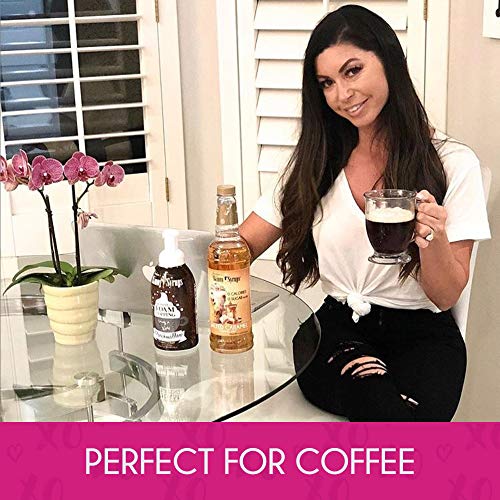 Jordan's Skinny Syrups Sugar Free Coffee Syrup, Caramel Flavor Drink Mix, Zero Calorie Flavoring for Chai Latte, Protein Shake, Food, Gluten Free, Keto Friendly, 25.4 Fl Oz, 1 Pack