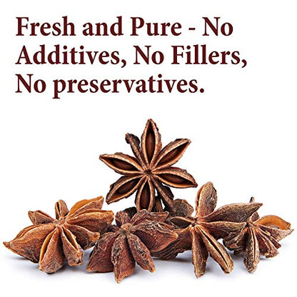 The Spice Way Star Anise - whole (3 oz) great for baking and tea